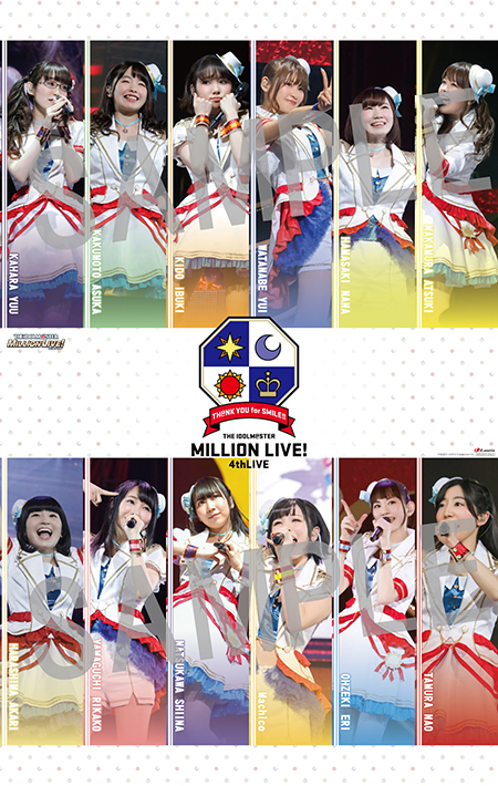 THE IDOLM@STER MILLION LIVE! 4thLIVE Blu-rayの特典デザインを公開 
