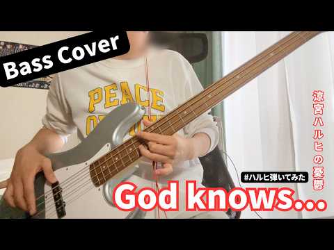 【#ハルヒ弾いてみた】高校の文化祭ぶりにGod knows...のベースをやる (Vo.Mai)【約5年ぶり】