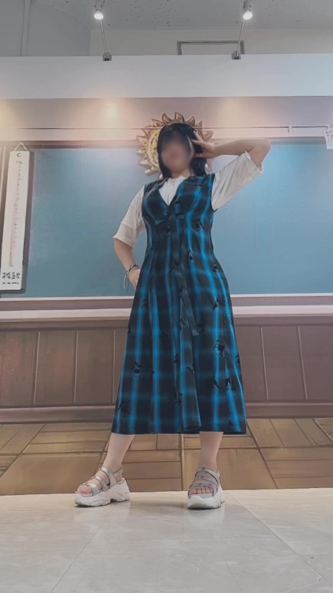 動画撮影OKだったのでこの背景で撮れて感無量‼️