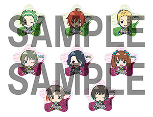 56mm星柄缶バッジ:8種セット